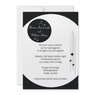 Amsterdam Invitation: Midnight by PoshBetty