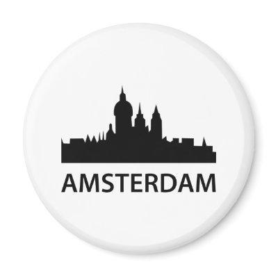 Amsterdam Fridge Magnet by teyes143