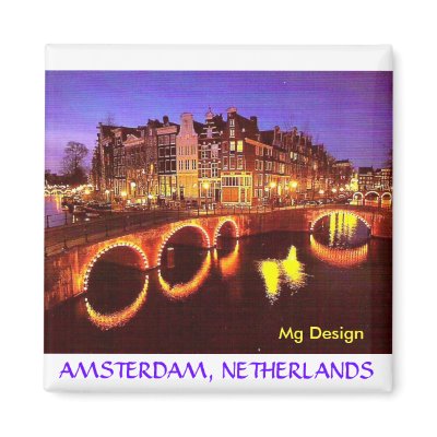 AMSTERDAM, NETHERLANDS - Customised Magnets by adeolagbadamosi
