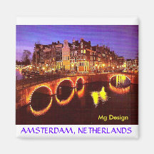 AMSTERDAM, NETHERLANDS - Customised Magnets