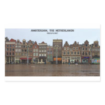 Amsterdam - Nieuwmarkt Rectangular Stickers