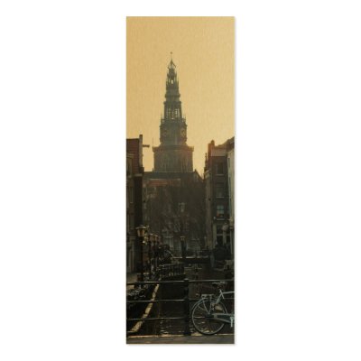 Amsterdam Oude Kerk (Old Church) Canal Bookmark by hollandshop