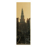 Amsterdam Oude Kerk (Old Church) Canal Bookmark business cards