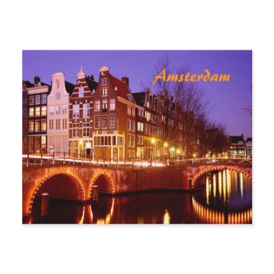Amsterdam post card by ModifiedDesigns