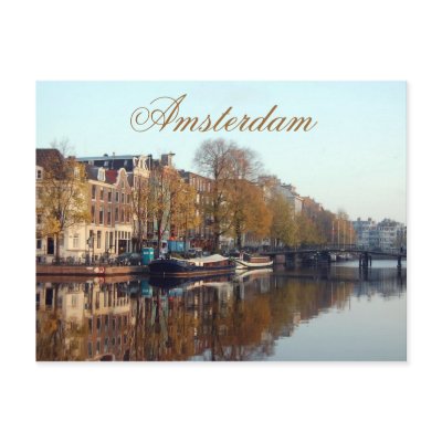 Amsterdam Post Card by TheCardStore