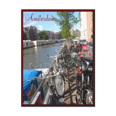 Amsterdam Postcard by ElfLaBelle