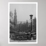 Amsterdam poster canal Prinsengracht