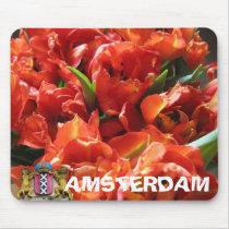 Amsterdam Red Tulips Mousepad