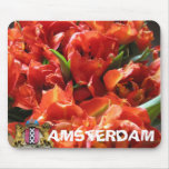 Amsterdam Red Tulips Mousepad