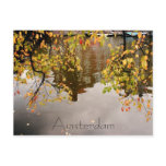 Amsterdam reflection post card