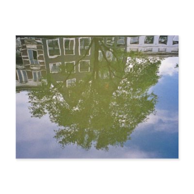 Amsterdam Reflection Postcard by rukeman