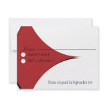 Amsterdam Response Card:  Crimson invitations