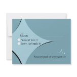 Amsterdam Response Card:  Powder Blue Personalized Invitation