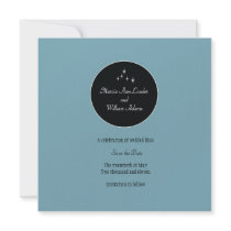 Amsterdam Save the Date: Powder Blue