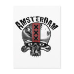 Amsterdam Skull 2 Chrome Wens Kaarten