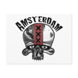 Amsterdam Skull 2 Chrome Wens Kaart