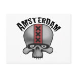 Amsterdam Skull 2 Postcard By Amsterdamned Wens Kaart