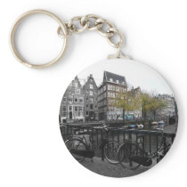 Amsterdam street keychains