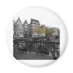 Amsterdam street refrigerator magnets