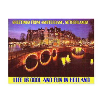 AMSTERDAM THE HOTTEST PLACE TO BE POST CARD by adeolagbadamosi