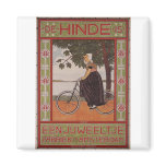 Amsterdam Vintage Bicycle Poster Art magnets