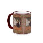 Amsterdam Vintage Bicycle Poster Art mugs