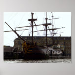 Amsterdam VOC Ship Print