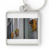 Amsterdam - Wooden Clogs Keychain