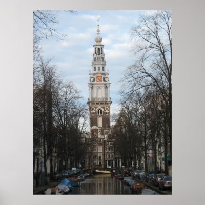 Amsterdam Zuyderkerk, Southern Church Photo Poster by hollandshop