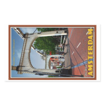 Amsterfdam - the  Walter Suskindbrug Rectangular Sticker
