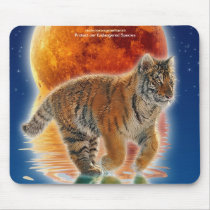 Amur Tiger Cub Wildlife Protection Mousemat Mouse Pads