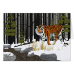Amur Tiger Greeting Cards