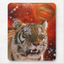 Amur Tiger & Jupiter Big Cat Fantasy Art Mousepad