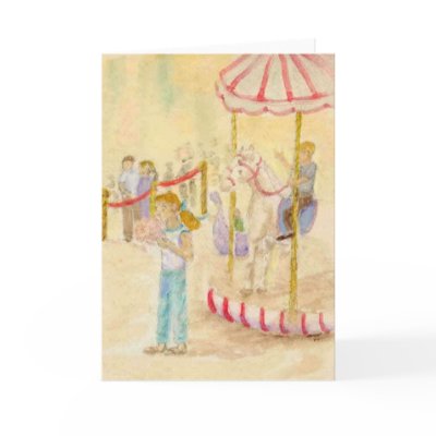 Amusement Park Greeting Cards by rosemadder