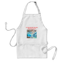 amusing doctor joke apron