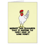 Amusing Leghorn cockerel cards