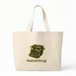 #amwriting tote bag