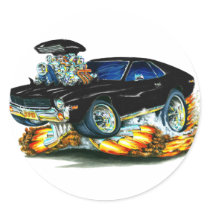 AMX Black Car Stickers