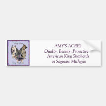 Amys Acres Bumper sticker