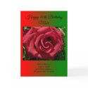 An 80th Birthday Card For A Mother - Rose