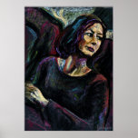 An Absolute Stranger - an oil pastel painitng Poster