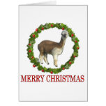 An Alpaca Merry Christmas Greeting Cards