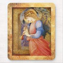 An Angel Playing a Flageolet Muismat
