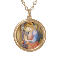 An Angel Playing a Flageolet Pendant