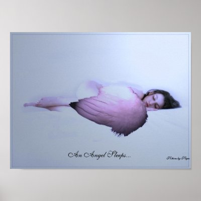 An Angel Sleeps Posters by NotionsbyNique