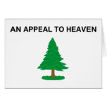 An Appeal To Heaven American Revolution Flag Greeting Cards
