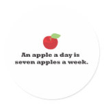 An Apple A Day...is 7 apples a week