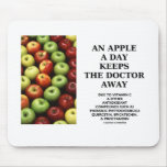 An Apple A Day Keeps The Doctor Away (Food Advice) mousepads