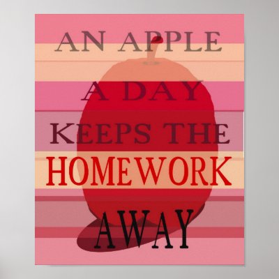 An Apple a Day Poster by pharrisart