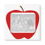 An Apple frame  template magnet